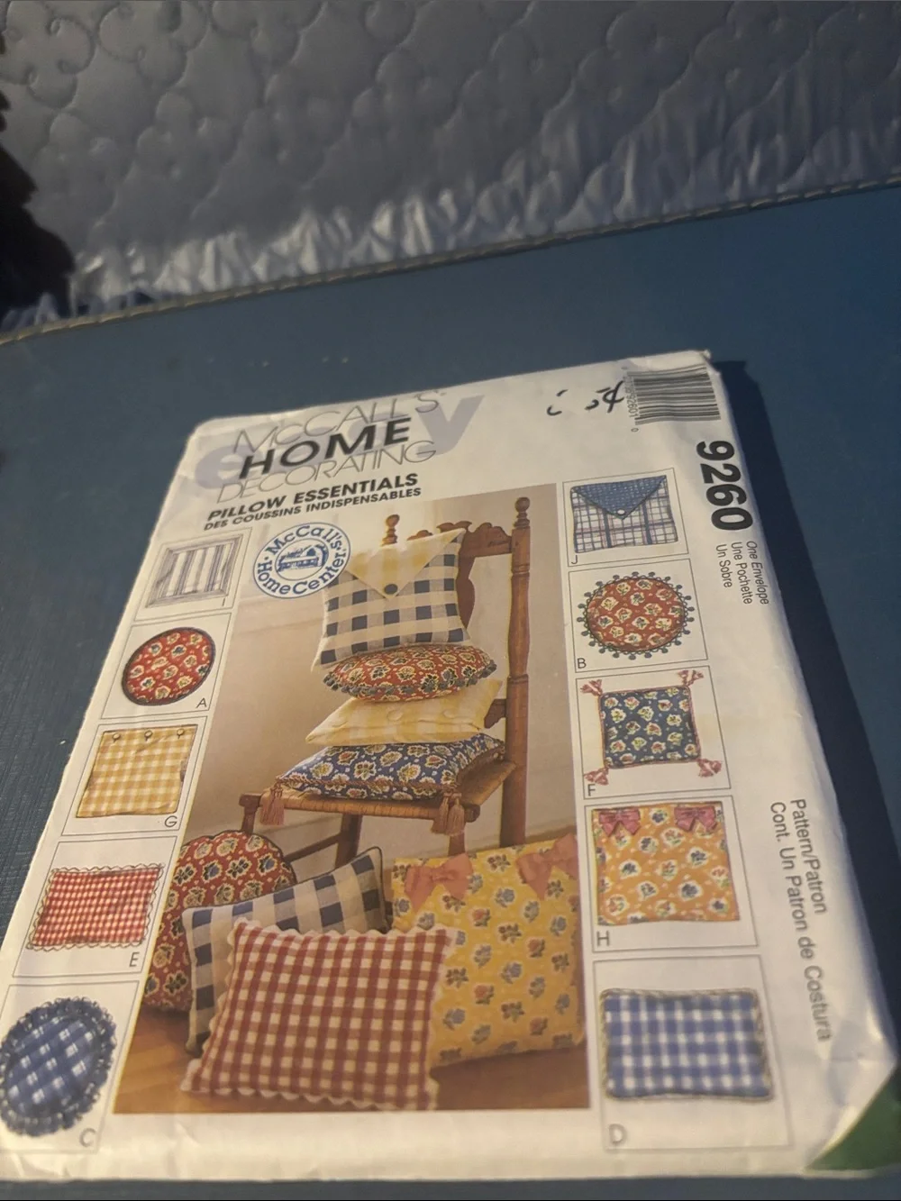 McCall's Home Decorating Pattern 9260 - Picture 2 of 5